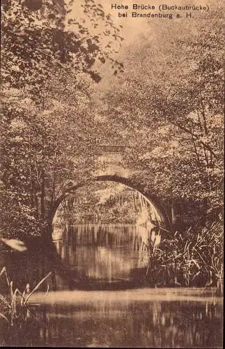 601246 | Ortsansicht, Brücke  | Brandenburg (O - 1800), -,