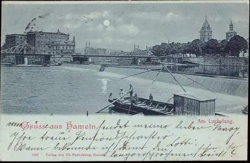 601261 | Ortsansicht, Litho  | Hameln (W - 3250), -,