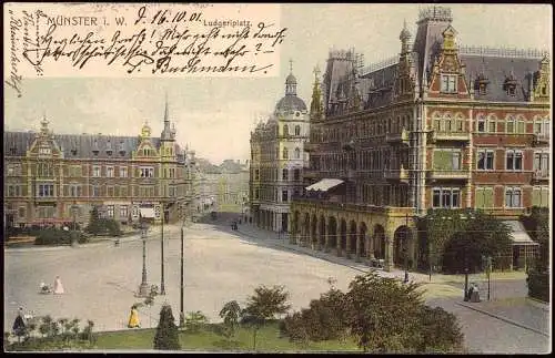 601262 | Ortsansicht,Ludgeriplatz | Münster (W 4400)