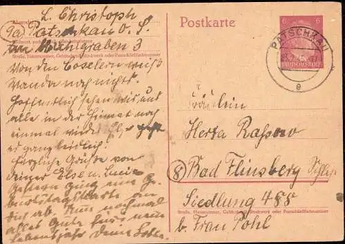 601276 | Oberschlesien 1945 Ende Des Krieges," die Sachen sind schon gepackt",  | Patschkau, Stadt (Kreis Neisse O.Schl