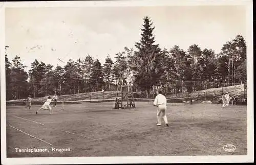 601296 | Ortsansicht Kragerö, Kragerø Provinz Vestfold og Telemark, Norway, Norge, Tennis  | -, -,
