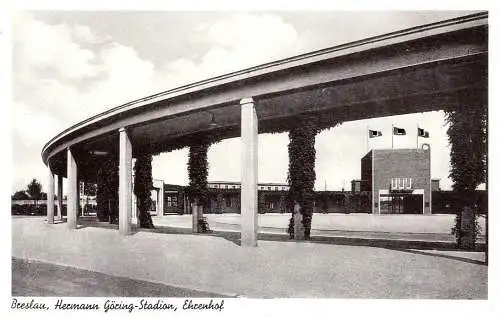 601326 | Sport, Fussball, Ansichtskarte Ehrenhof Hermann Göring Stadion  | Breslau, Stadt (Bezirk Breslau N.Schl.), -,