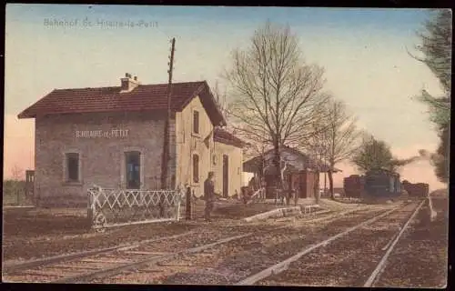 601363 | Frankreich, Eisenbahn, Feldpost 1. WK, Ansichtskarte Bahnhof | Saint Hilaire le Petit;Marne (F 51490 Frankreich