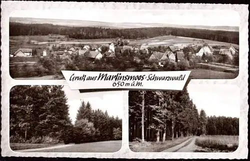 601366 | Ansichtskarte, Ortsansicht Martinsmoos  | Calw (W - 7260), -,