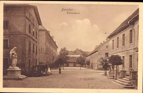 601424 | Schlesien, Ortsansicht Waisenhaus, Bolesławiec  | Bunzlau, Stadt (Kreis Bunzlau N.Schl.), -,