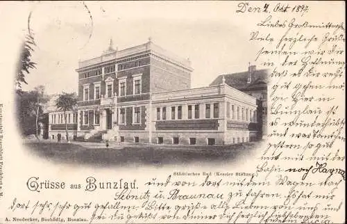 601425 | Schlesien, Ortsansicht Kessler Bad, Bolesławiec  | Bunzlau, Stadt (Kreis Bunzlau N.Schl.), -,