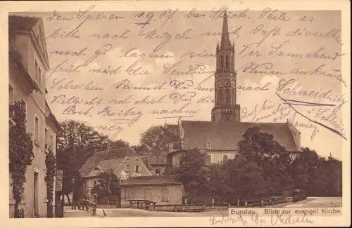 601429 | Schlesien, Ortsansicht Kirche, Bolesławiec  | Bunzlau, Stadt (Kreis Bunzlau N.Schl.), -,