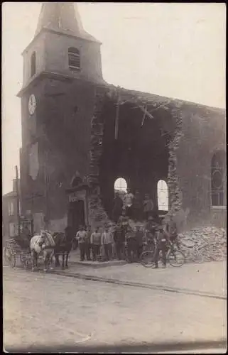 601520 | Ansicht, Militaria 1. WK, Ortsansicht, Zerstörungen  | Jeandelize;Meurthe-et-Moselle (F 54800 Frankreich), -,