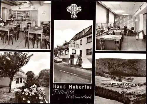 601553 | Ansichtskarte, Ortsansicht Haus Hubertus, Altenfeld  | Winterberg (W - 5788), -,