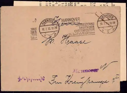 601559 | Dienstbrief, Schreiben, das die Stundung der Rundfunkgebühr nur Monatlich gemacht werden kann  | Hannover (W