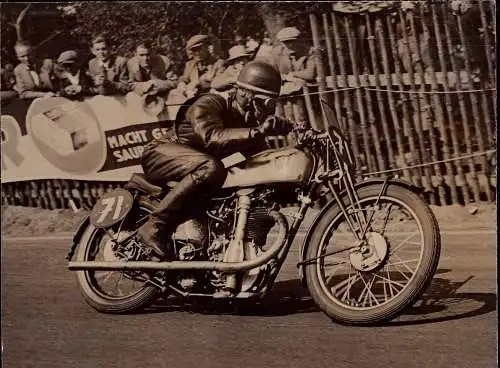 601594 | Pressefoto, 21x16,5 cm, ca. 1935, Motorrad, Motorsport, Sportbild Schirner, NSU  | Schleiz (O - 6550), -,