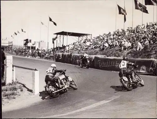 601601 | Pressefoto, 21x16,5 cm, ca. 1935, Motorrad, Motorsport Sportbild Schirner, Grosser Preis | Hohenstein-Ernstthal