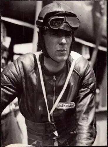 601615 | Pressefoto, 21x16,5 cm, ca. 1935, Motorrad, Motorsport Sportbild Schirner, Lungquist,Saxtorp,Schweden  | -, -,