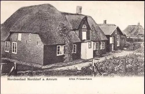 601666 | Ortsansicht Friesenhaus Amrum  | Norddorf (W - 2278), -,