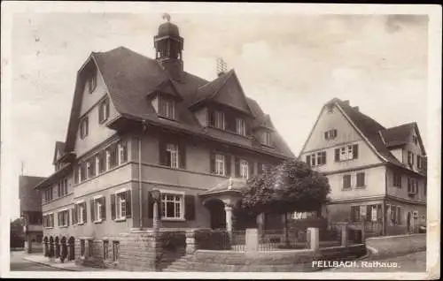 601668 | Ortsansicht Rathaus  | Fellbach (W - 7012), -,