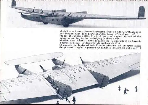 601762 | Flugzeug, Luftfahrt, seltene Werbekarte Junkers,  | Dessau (O - 4500), -,