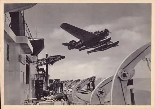 601789 | Flugzeug, Luftfahrt, seltene Werbekarte Junkers, Wasserflugzeug  | Dessau (O - 4500), -,