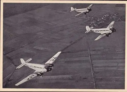 601793 | Flugzeug, Luftfahrt, seltene Werbekarte Junkers,  | Dessau (O - 4500), -,