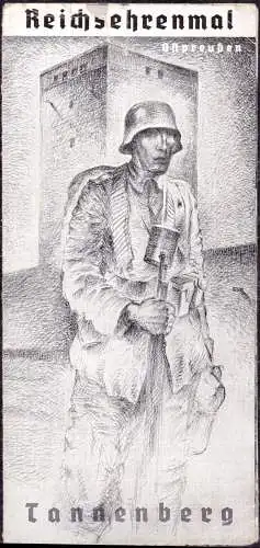 601972 | Prospekt Tannenberg Denkmal, Erh. 3, beschädigt, gelocht  | Hohenstein (Kreis Bartenstein Opr.), -,