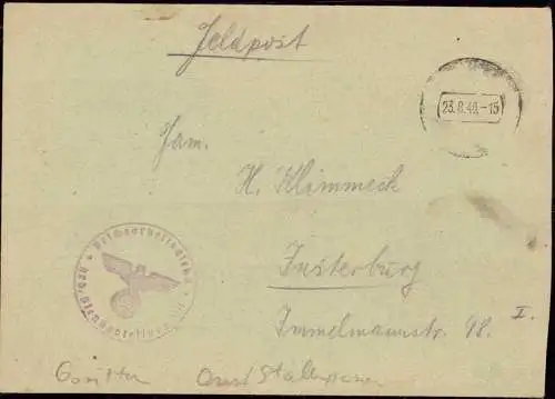 602002 | Ostpreussen Feldpostbrief FP. Nr.  30998, RAD Lager 3 / 11 in Göritten, Puschkino | Stallupönen (Stallupönen OP