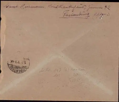 602004 | Ostpreussen, dekoratives Einschreiben  | Rastenburg (Rastenburg OP), -,