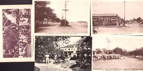 602095 | CPA, Sammlung von 17 ungebrauchten Ansichtskarten Majunga, Madagascar  | -, -,