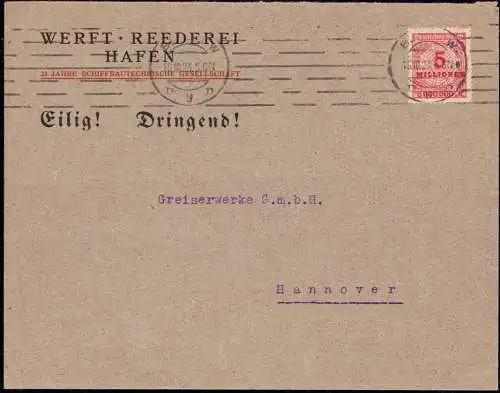 602131 | Brief 25 Jahre Schiffbautechnische Gesellschaft  | Berlin (W - 1000), -,