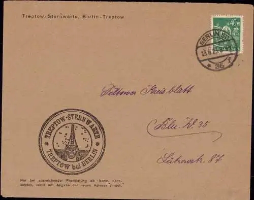 602315 | Astronomie Weltall Kometen, dekoratives Logo der Sternwarte | Treptow-Köpenick ; Treptow-Köpenick ; Berlin (O 1