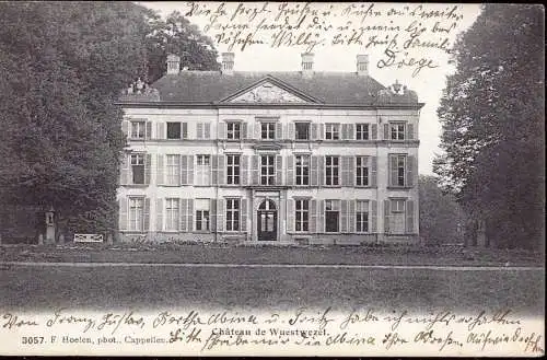 602333 | Besetzung Belgien, Feldpostkarte aus dem Schloss Wuestwezel | Antwerpen 1 (B 2000 Belgien)