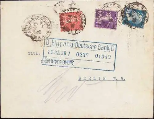 602387 | Brief mit Firmenlochung Perfin Comtoir d`Esccompte,  | Mulhouse;Haut-Rhin (F 68100 Frankreich), -,