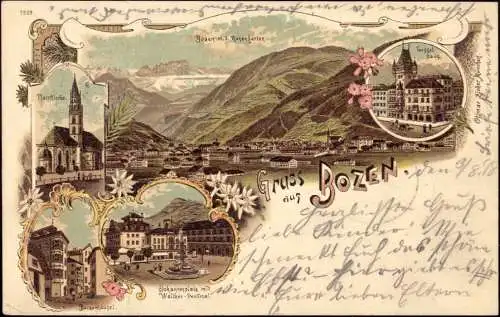 602482 | Ansicht 1900, Rosengarten, Torggelhaus  | Bozen (Süd Tirol, Alto Adige Italien), -,