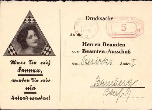 602487 | Werbung für die Rasierklinge Hartkopf, Bart, Haar  | Elberfeld; Wuppertal (W - 5600), -,