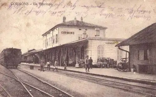 602574 | Feldpost 1. WK, Ansicht des Bahnhof Cormons, Friaul, Italien  |