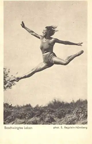 602575 | Ansichtskarte der Tänzerin Rudi Perger, Photo Porst, Sport, Tanz, Foto E. Regulein  | Nürnberg (W - 8500), -,