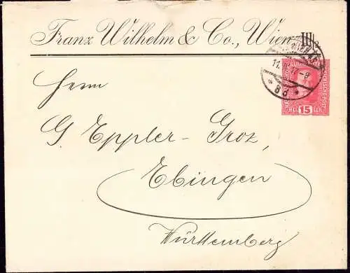 600523 | Privatganzsache der Firma Franz Wilhelm & Co  | Wien (A - 1010 Österreich), -,