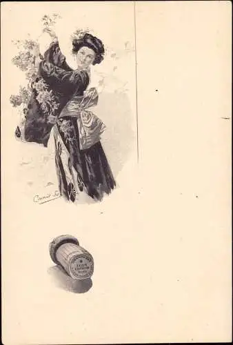 600540 | unbenutzte Speisekarte, Champagner, Leon Chandon, Japan, Signiert Carnis | Reims;Marne (F 51100 Frankreich)