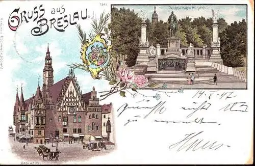 600604 | Ansichtskarte, Ortsansicht Wrocław,  | Breslau, -,