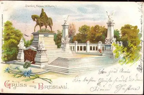 600605 | Ansichtskarte, Ortsansicht Wrocław,  | Breslau, -,