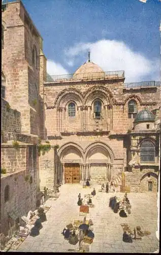 600719 | Israel, Holy Land, color photograph ca. 1920, by Hans Hildebrand, national Geographic, Judaica, Farbfoto  | -,