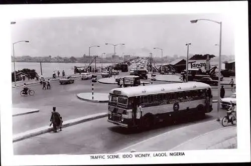 600745 | ca. 1960, Nigeria, City View, Bus  | Lagos, -,