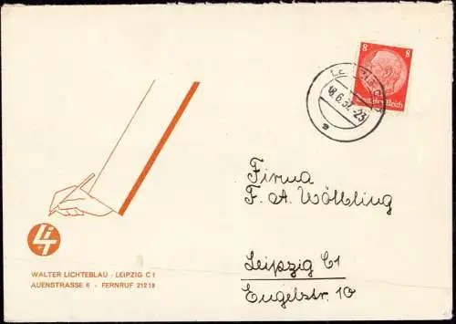 600918 | Werbung, Reklame Walter Lichteblau  | Leipzig (O - 7010), -,