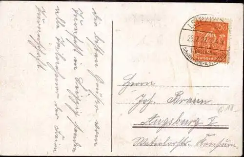 600944 | Inflation, Klassischer Sonderstempel vom 1. Deutschen Arbeiter Turn und Sportfest, Arbeiterbewegung  | Leipzig