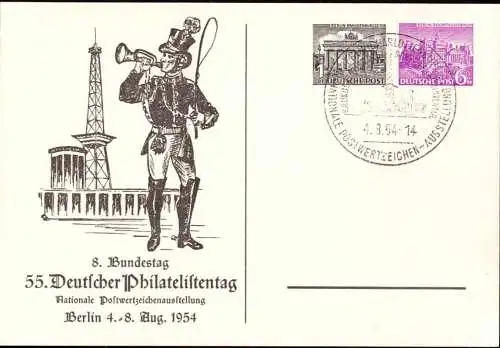 601024 | Privatganzsache zum Philatelistentag, Briefmarken sammeln | Berlin (W 1000)