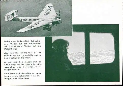 601747 | Flugzeug, Luftfahrt, seltene Werbekarte Junkers,  | Dessau (O - 4500), -,