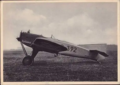 601777 | Flugzeug, Luftfahrt, seltene Werbekarte Junkers,  | Dessau (O - 4500), -,