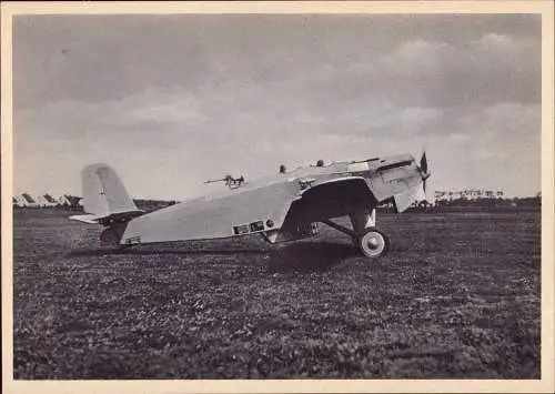 601787 | Flugzeug, Luftfahrt, seltene Werbekarte Junkers | Dessau (O 4500)