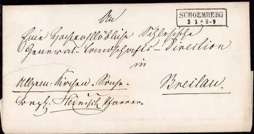 602399 | Schlesien, Allgemeine Kirchensache mit Text  | Schömberg, Stadt (Kreis Landeshut N.Schl.), -,