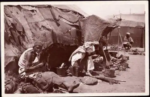 602514 | Ansichtskarte Marocco, le cordonnier, der Schuhmacher, edition L.M. Casablanca  | -, -,