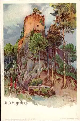 602608 | Frankreich, Litho, CPA; Kümstlerkarte, sign. F. Hoch | Wangenbourg;Bas-Rhin (F 67710 Frankreich)