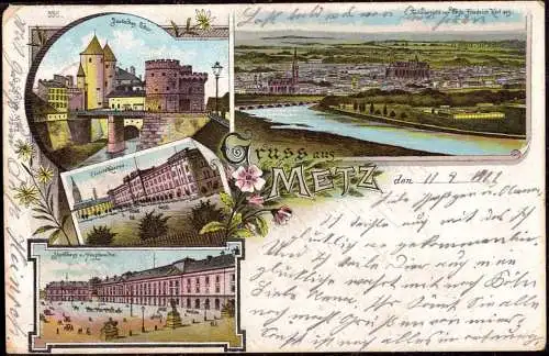 602628 | Frankreich,CPA, Litho, Ortsansicht | Metz;Moselle (F 57000 Frankreich)